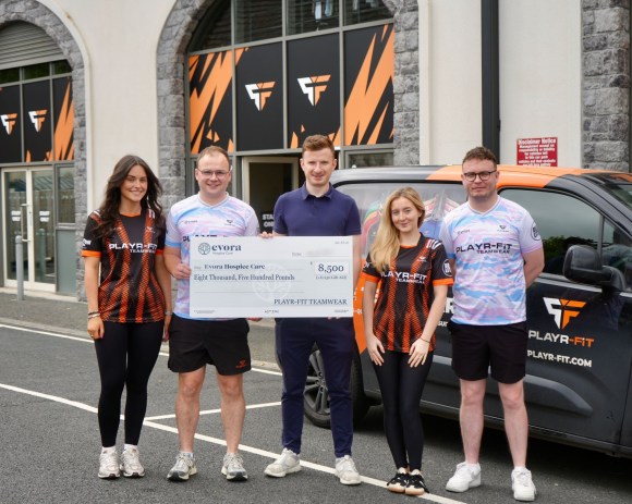PLAYR-FIT Business 5s Raises £9,650 for Evora&nbsp;Hospice