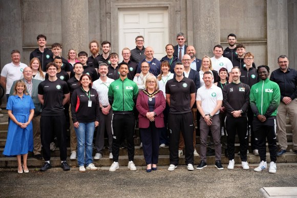 Local and International Volleyball Athletes Welcomed at Civic&nbsp;Reception