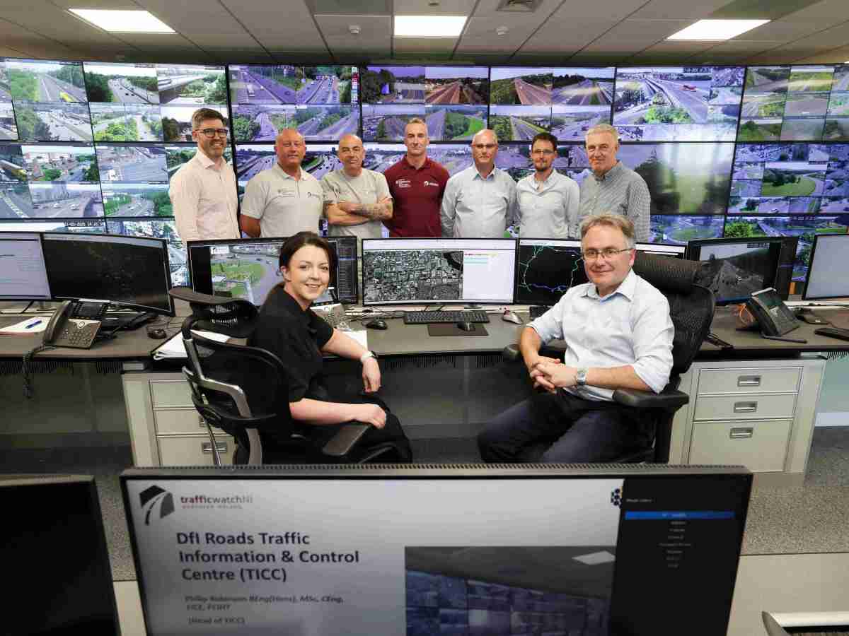 Kimmins Visits Refurbished Traffic Information and Control&nbsp;Centre